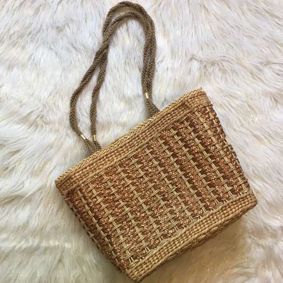 Handbags - 100% Corn Husk Shoulder Bag